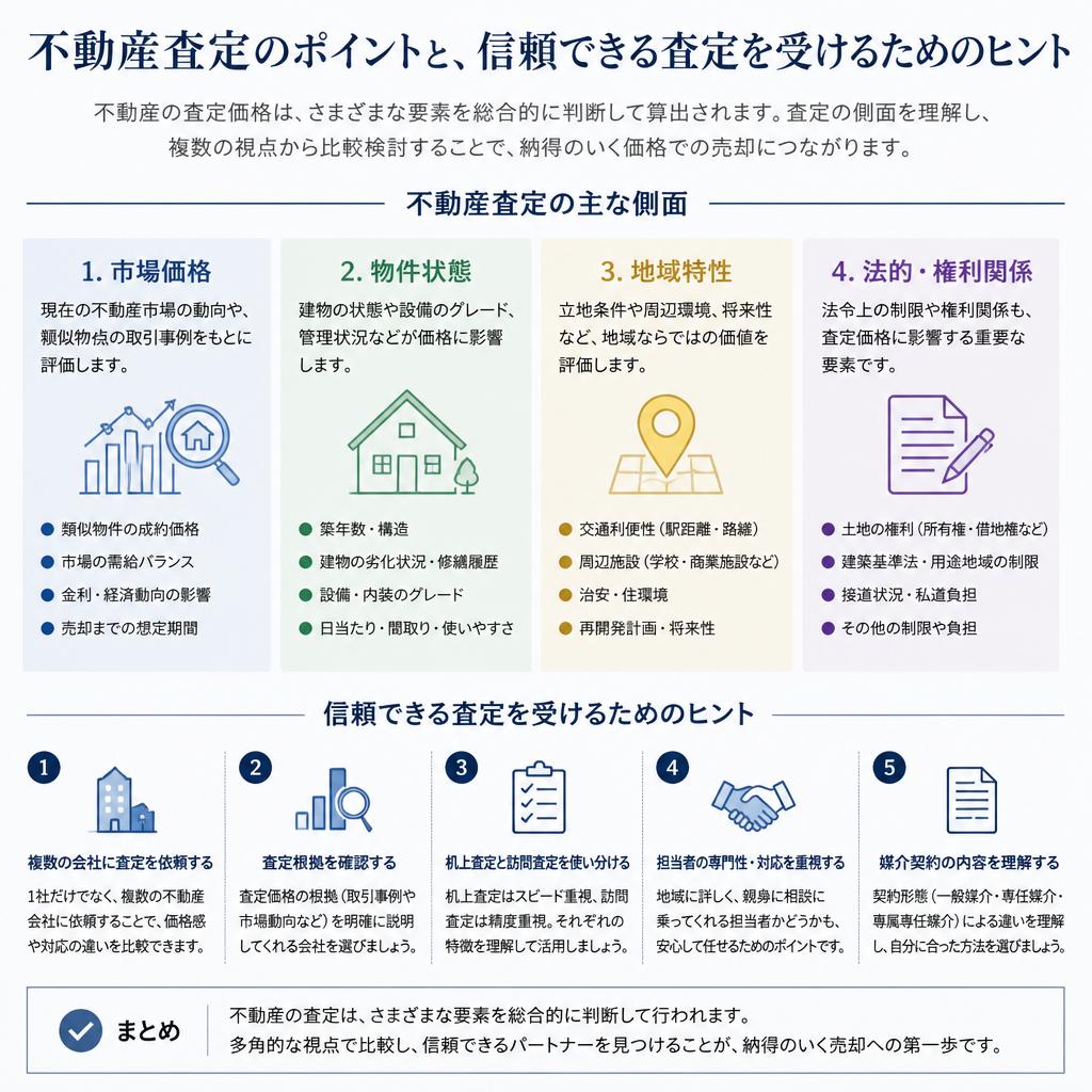 適正価格を知るための査定のポイント