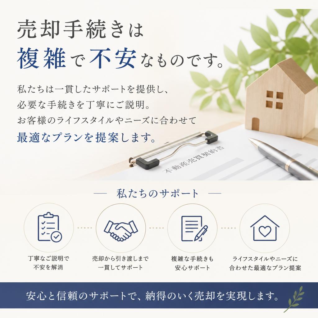 スムーズな売却手続き