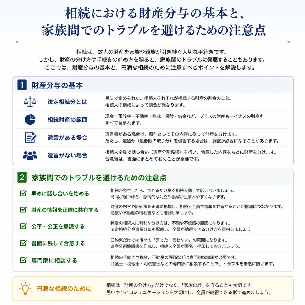 財産分与の基本を理解しよう