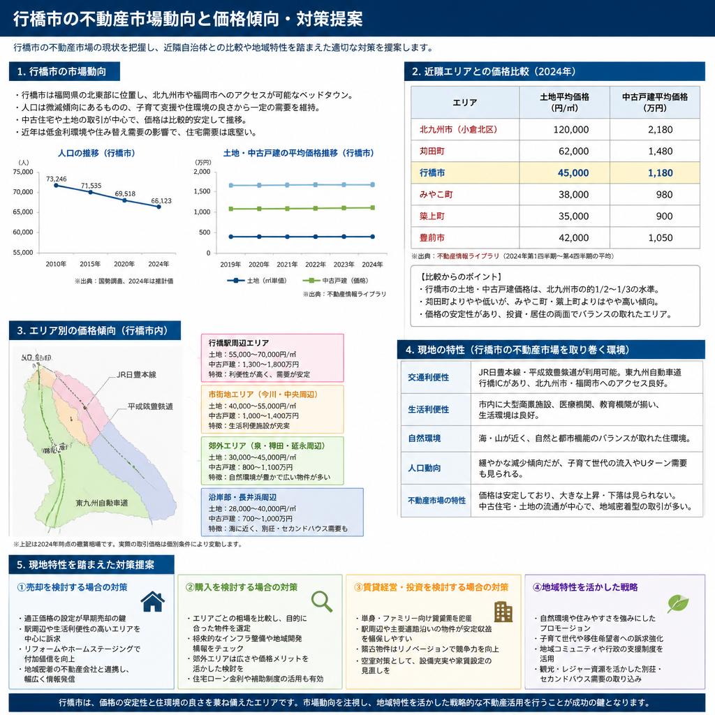 行橋市の不動産市場を把握する